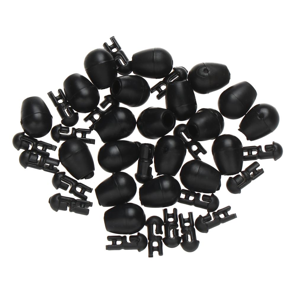 

20pcs Beads Quick Change Carp Terminal Tackle Method Feeder Fishing Tools Connector Fish Tackles Pesca Iscas Accessories чёрный