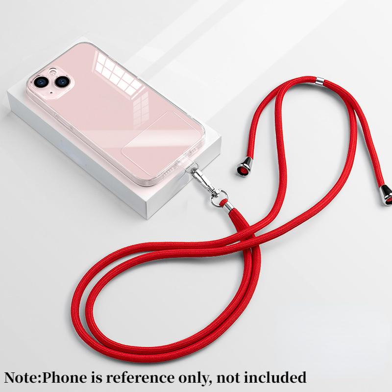 Universal Phone Lanyard Nylon Sports Strap Neck Rope Mobile Phone Strap Adjustable Anti-lost Lanyard Grip Neck Chain Accessories