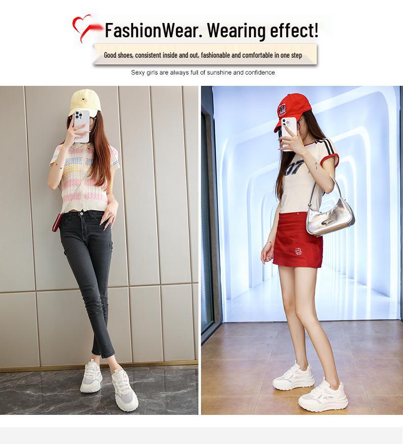 Women's Breathable Height-Increasing Running Shoes - Spring 2025 Edition