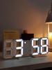3D LED Digital Alarm Clock Wall Clock Table Desktop Clocks Time /Date/Temperature For Living/Office/Room/Home Decoration