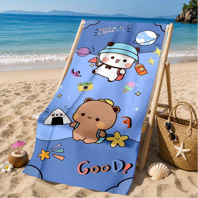 Bobo Dudu In Love Beach Towel, Microfiber Beach Towel, Perfect For Pool, Beach, Travel, Home Decor Beach Party Fan Gifts