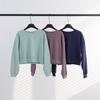 Women's Autumn/Winter Oversized Short Hoodie - Fitness, Long Sleeve, Casual Outdoor Sportswear (In Stock)