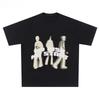 Oversized T Shirt Men Hip Hop T-Shirt Vintage 90s Streetwear Anime Harajuku Fashion Short Sleeve Top Gothic Clothes Casual Tees