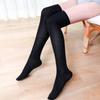 Japanese Fun College Cotton Thick Black and White Striped Stockings Three Bars Knee Socks Student Socks