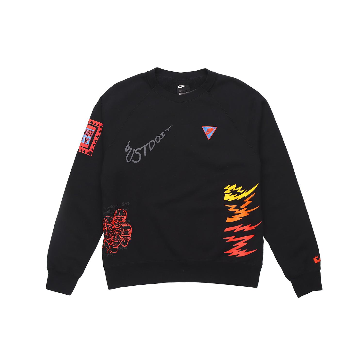 Худи Nike Sportswear NSW с 3M светоотражающим граффити-принтом, Черный CJ5056-010 L