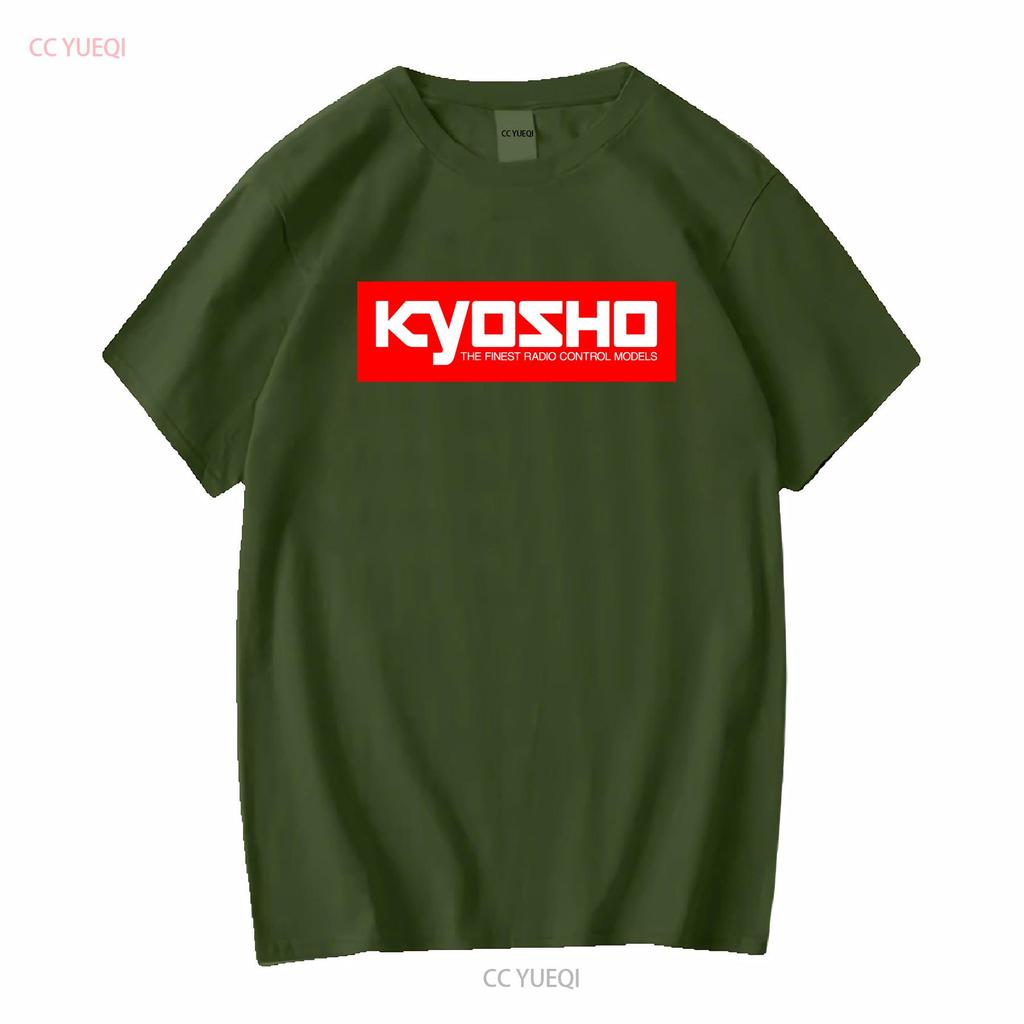 New Item Kyosho RC Remote Control Logo Mens Black T Shirt Size S 5XL Vintage Washed Fashion Soft Casual Graphic