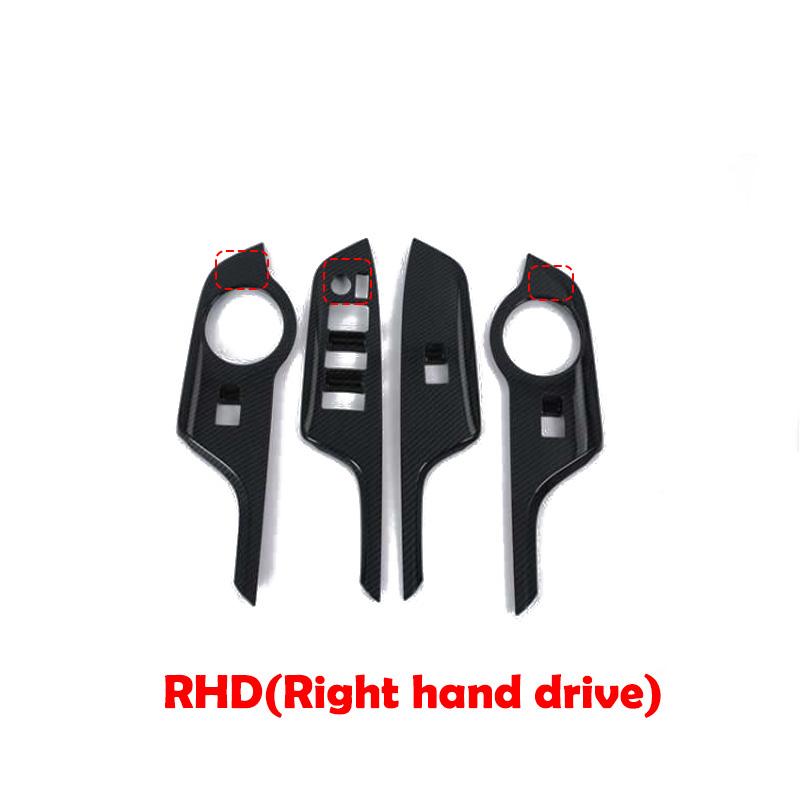 RHD For Toyota C-HR CHR 2017- Interior Accessories window switch A pillar steering wheel AC coniditons Outlet Vent Cover