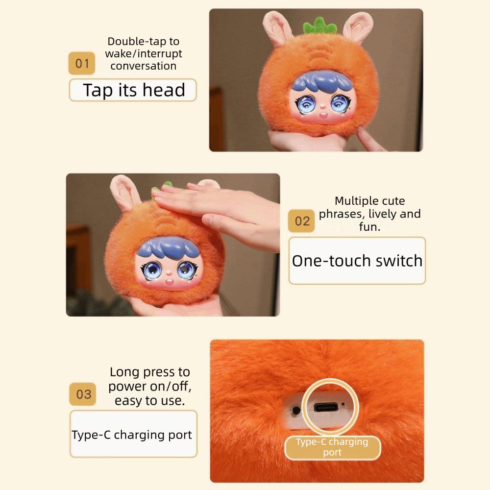 Emotional Support Plush AI Plush Companion Pendant AI Cat Plush Toy Student Gift