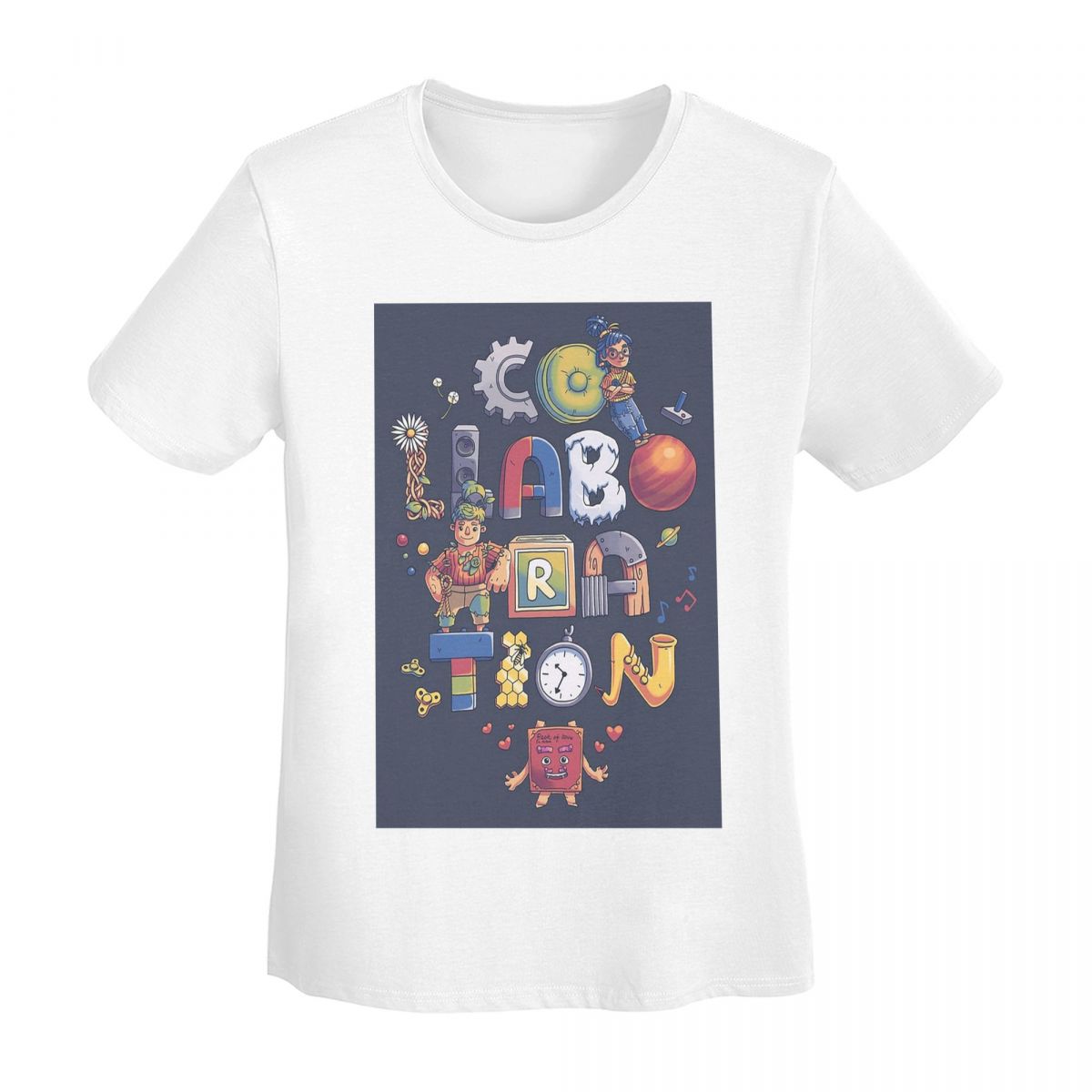 

Collaboration Cody May It Takes Two TShirt Women Short Sleeve T Shirts Round Neck Clothes Cotton Summer Tees Streetwear S