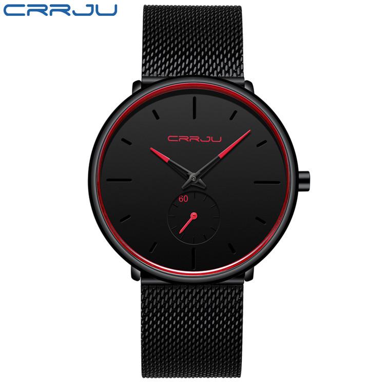 

CRRJU 2150 Blue Men s Watch - Popular Casual Fashion Timepiece, Ideal for Students.
