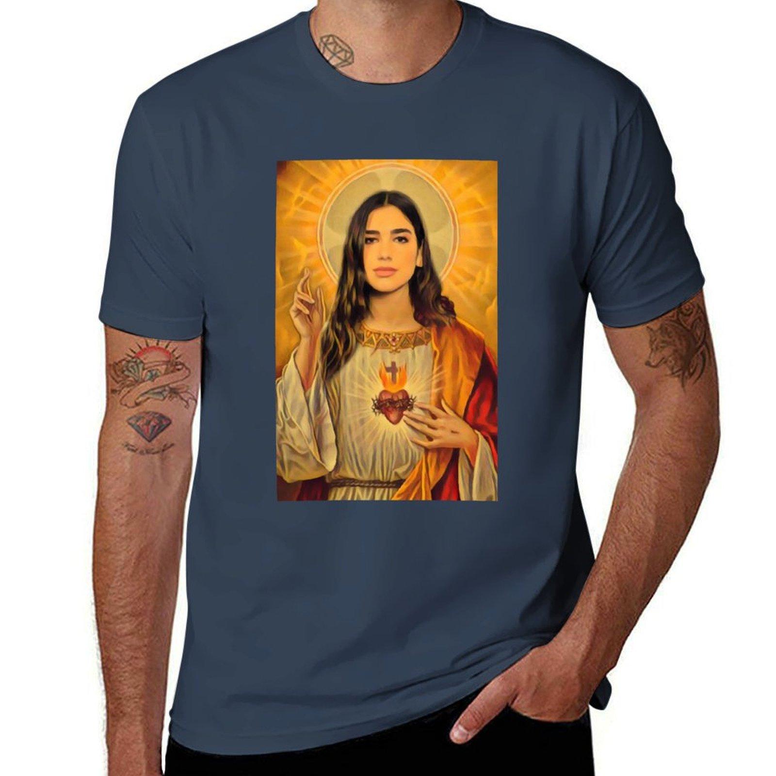 dua jesus T-Shirt vintage graphic tee anime t shirts Man t-shirt anime shirts men S