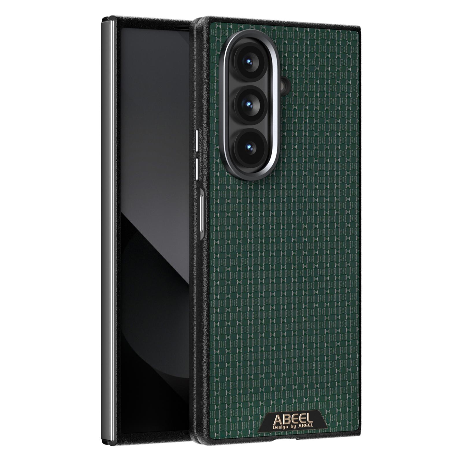 

ABEEL For Samsung Galaxy Z Fold7 5G Magnetic Case Textured Micro-Embossing Back Cover B