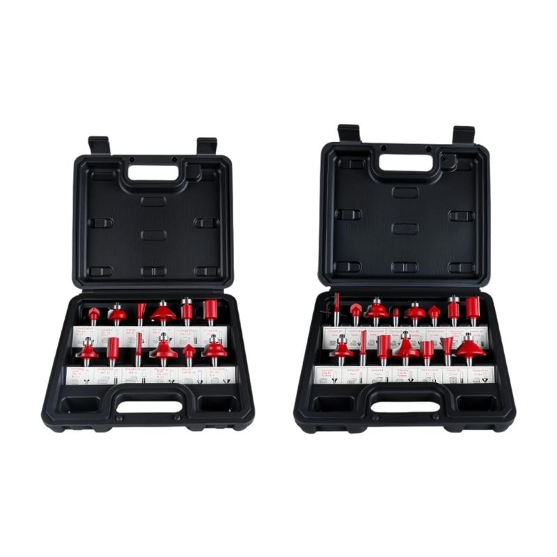 Profession Woodworking Router Bits 1/4Inch Shank Industrial Steel Router Bit With Different Blade Types & High Hardness
