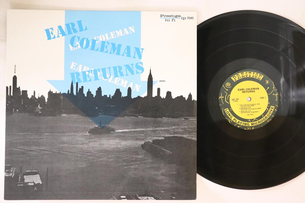 LP Record EARL COLEMAN - Returns OJC187 ORIGINAL JAZZ 1985 US Jazz Used