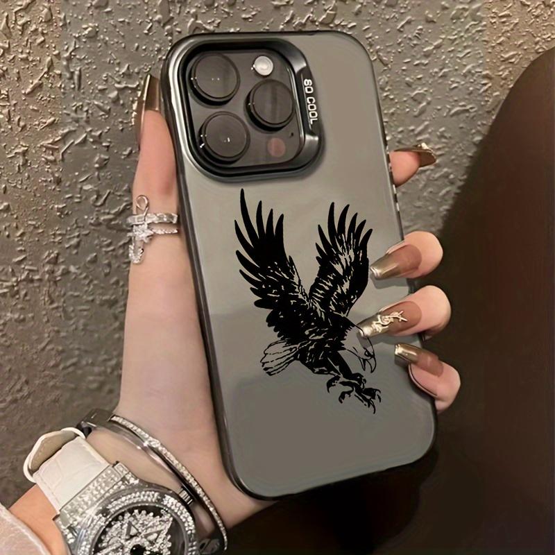 Cool Eagle graphic phone case for iPhone 15 14 13 12 11 x XR Xs SE2 SE 8 7 plus pro Max mini PC back cover
