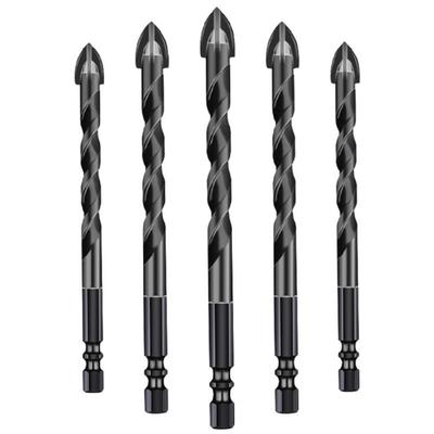 10 Pieces Crucifix Hex Tile Bit Set 5/6/8/10/12mm for House Construction Work