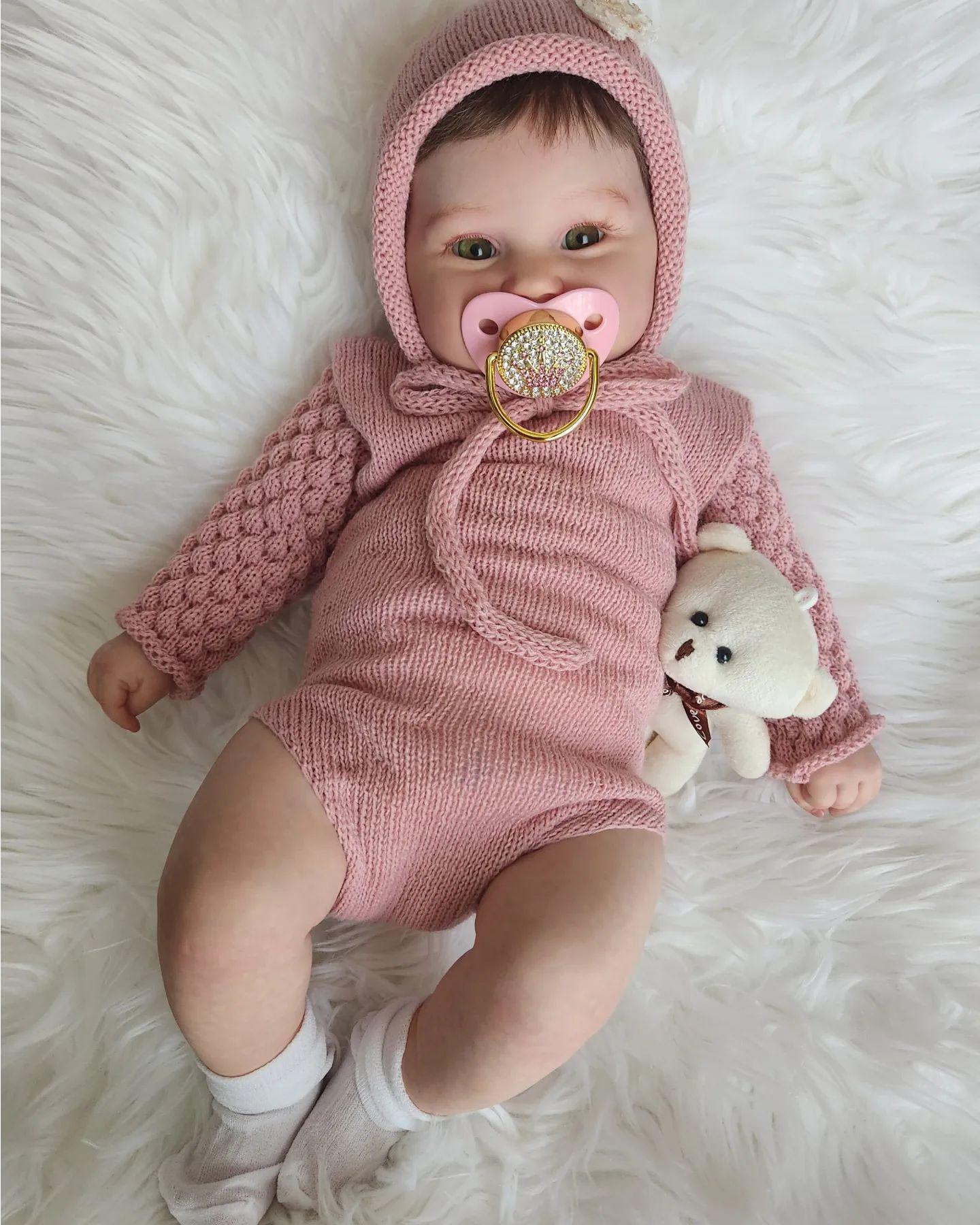 60cm Maddie Cute Baby Doll with Cloth Body 60 cm