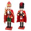 Creative Christmas Wood Nutcrackers Soldier New Year Birthday Wedding Decoration