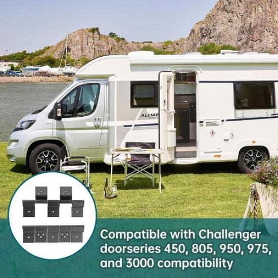 Entry Door Replacement Hinge Kit, Camper Door Hinge for 5th Wheel Travel Trailer