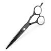 440C Steel 5.5 Inch Black Hair Cutting Scissors Haircut Thinning Barber Makas Hair Shears Hairdressing Scissors