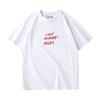 Love Always Wins Short Sleeve T-shirt for Women 2025 New Arrival Summer Pure Cotton Casual Easiest for Match Shoulder Half Sleeve Fashion
