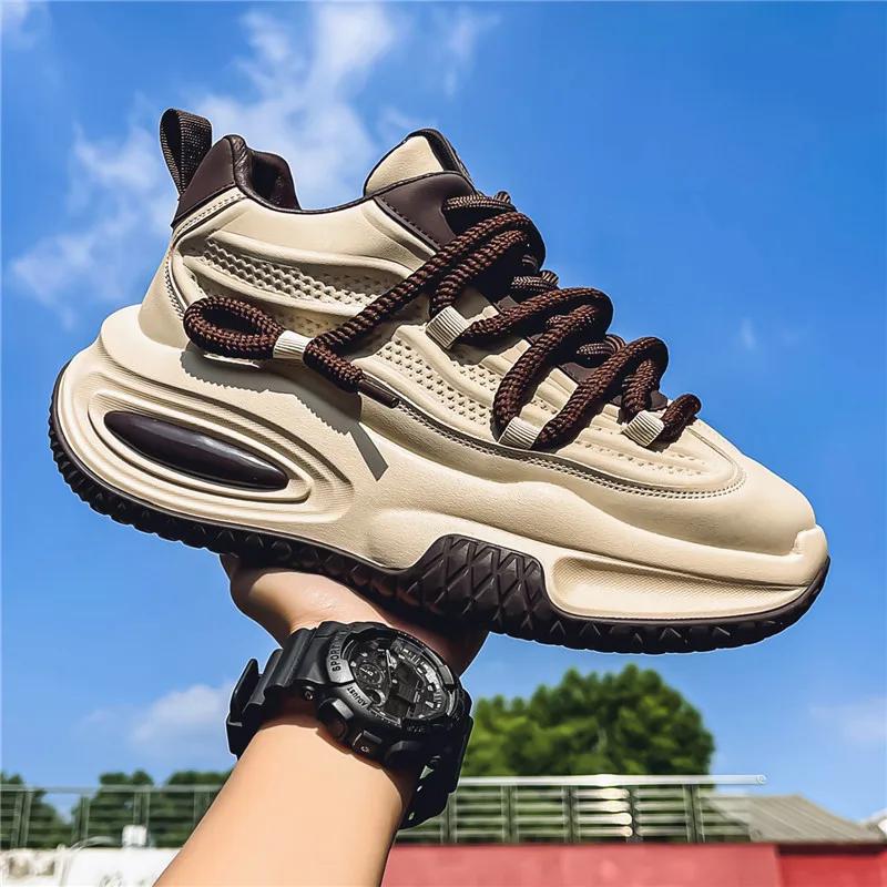 Fashion Men Platform Shoes Daily Men's Casual Sneakers Wear-resistant Non-slip Mens Height-increasing Shoes Zapatillas De Hombre