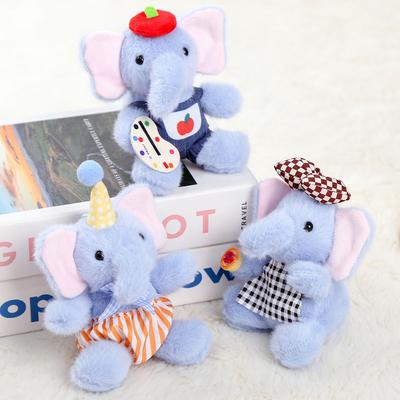 Vitalité pendentif poupée éléphant bébé jouet en peluche poupée éléphant porte-clés cadeau fille pendentif sac poupée de chiffon