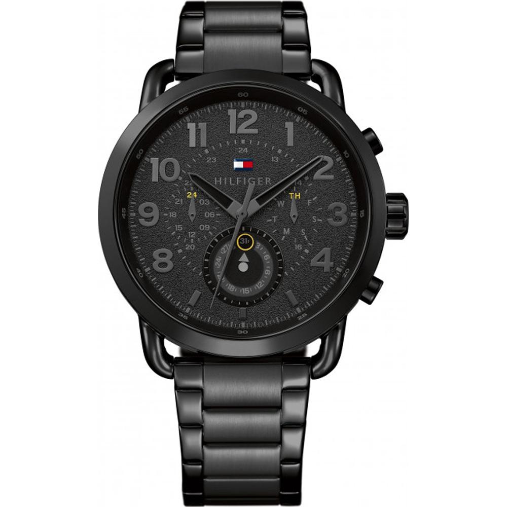 

Tommy Hilfiger Briggs Black Dial Black Metal Men s Quartz Watch 1791423 чёрный