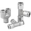 PU PE PV PY PZA SA PM PK PLM 304 stainless steel metal pneumatic quick coupling 4 6 8 10 12 14 16mm push in air Hose connector
