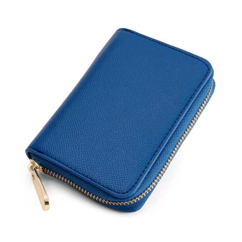 Japanisches Damen Crossgrain Kurzportemonnaie und Münzfach.