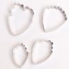 4 Pcs Cookie Cutter Peony Flower Petals DIY Mold Reusable Cake Baking
