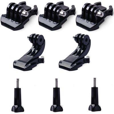 For GoPro Hero 13 12 11 10 9 J Hook Buckle Torso Helmet Mount Base For SJCAM Insta360 X4 DJI Action 4 5 Pro Camera Accessories