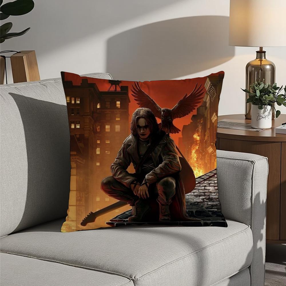 Hot-Movie The C-Crow Pillow Case 3D Print Polyester Fiber 40*40cm Home Sofa Throw Decoration Festival Gift