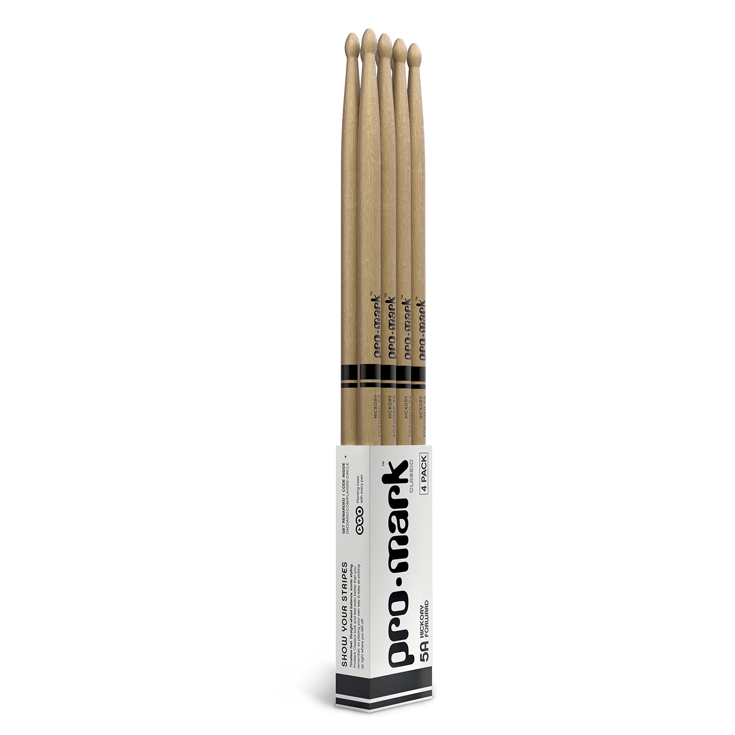 

Promark PROMARK палочка для барабана Hickory WoodTip 5A TX5AW-4P (406 х 14 мм) Комплект из 4 пар []