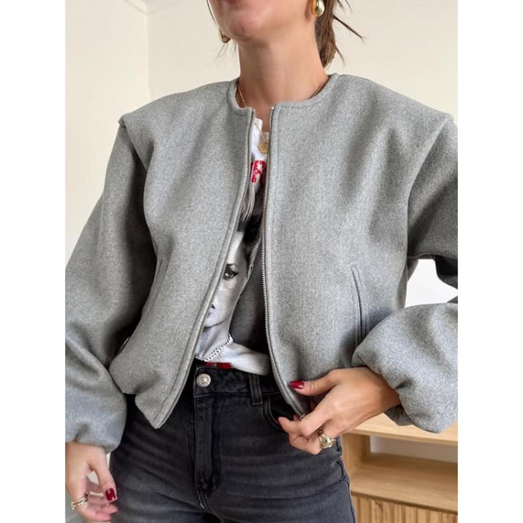 Bomber Jacket Short Jacket Women's Autumn American Jacket Women's Baseball Uniform School Jacket