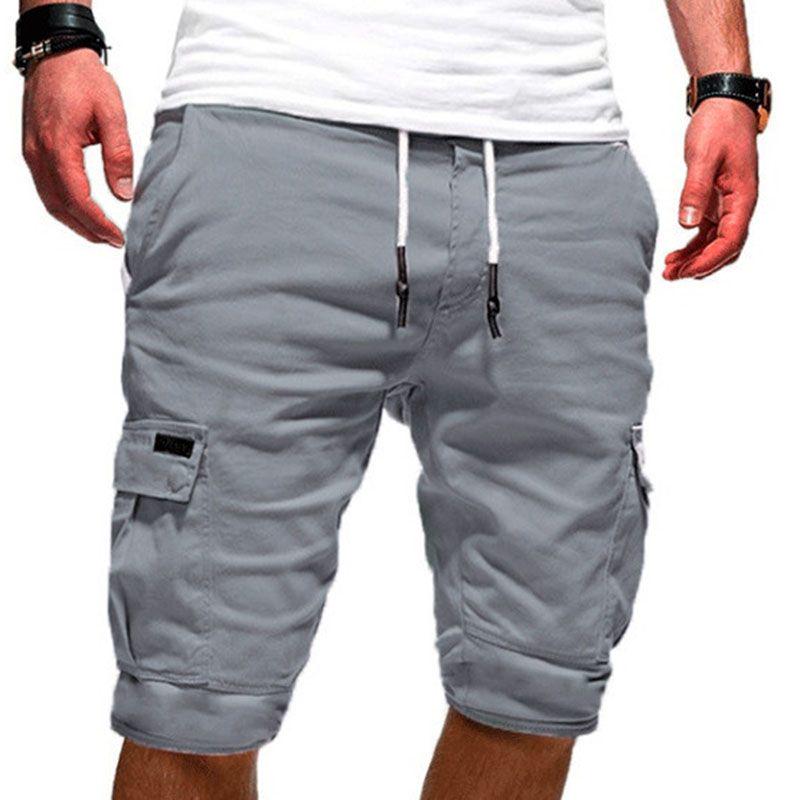 Mens Cargo Shorts Pants Summer Casual Jogger Sport Army Combat Training Trousers