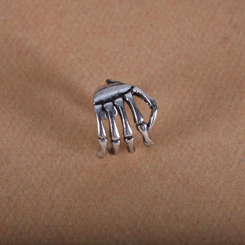 

Винтажные панк-модные креативные серьги-клипсы со скелетом для женщин и мужчин, модные вечерние ювелирные изделия, подарок