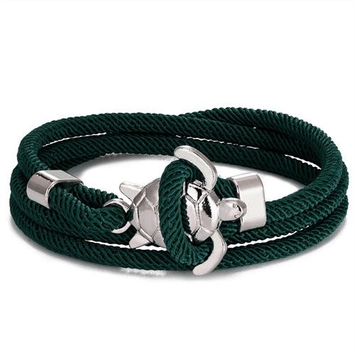 2026 Ocean Series Multi-turn Adjustable Nautical Rope Bracelet Couple Beach Style Jewelry