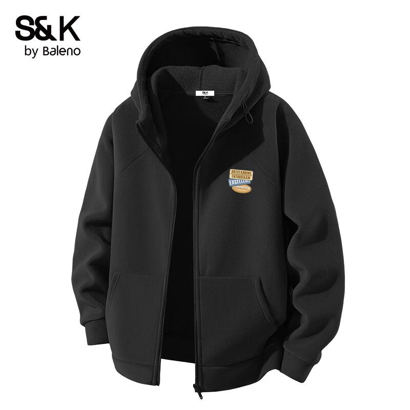Baleno Men's S&K Series Hooded Zip-Up Sweatshirt