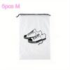 5pcs Shoe Storage Bags Dustproof - Travel Drawstring Shoe Pouches for Luggage,Dust Covers for Sneakers,Gym & Closet Organization