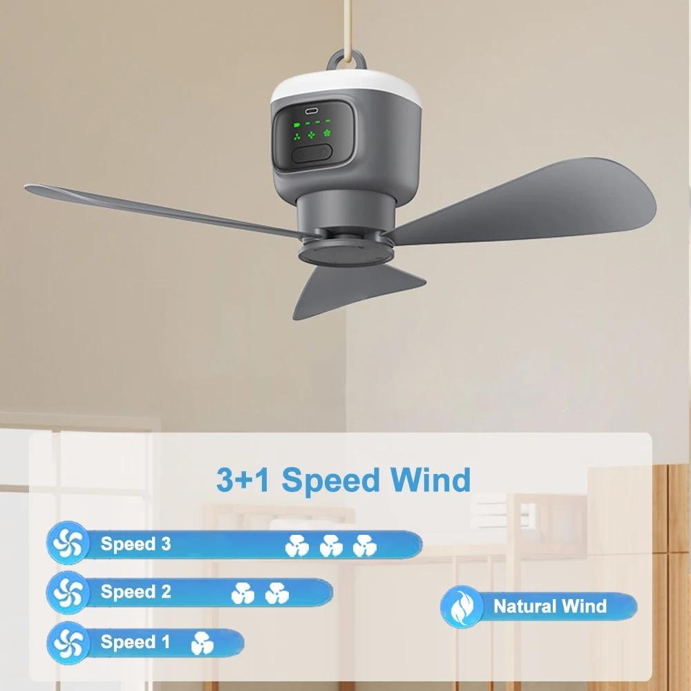 12000mAh ventilateurs de plafond portables ventilateur de Camping en plein Air tente circulateur d'air refroidisseur ventilateur