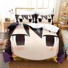 Anime A Channel Bedding Set Single Twin Full Queen King Size Bed Set Adult Kid Bedroom Duvetcover Sets Print Anime Bed Sheet Set