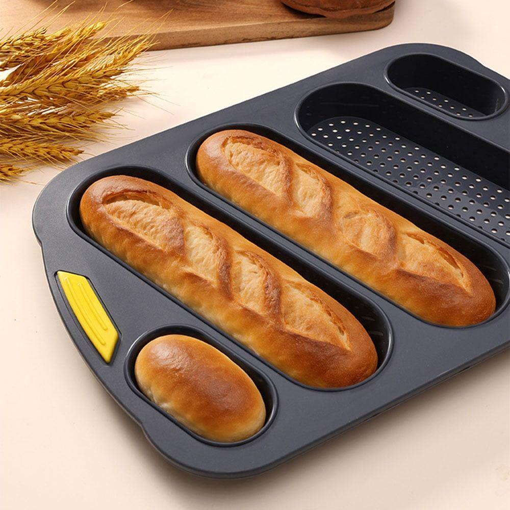 5 Grids Silicone Cake Mold Non-Stick Silicone Baking Pan Bread Baking Form Baking Tool