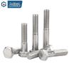 Guwanji 304 Stainless Steel Half-Thread Hex Head Bolts (M6-M12 Series)