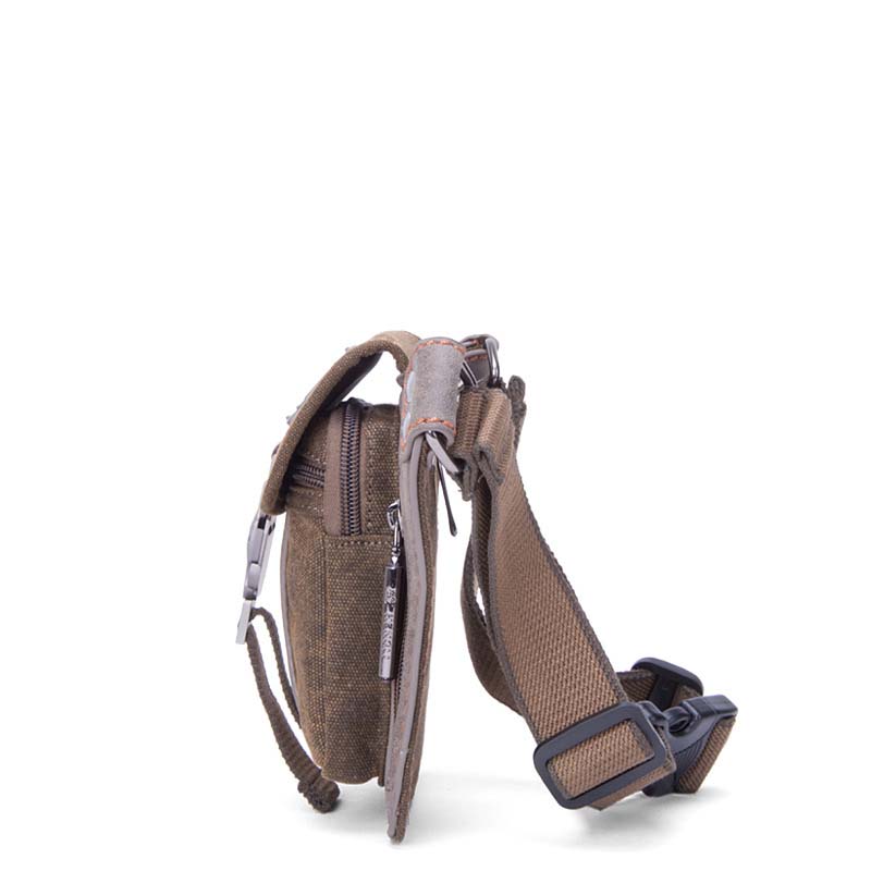 Belt Bag Mini Retro Fashion Portable Waist Bag Purse Wearable Vintage Canvas Leisure Tourism Waist Packs Tactical Fanny Pack