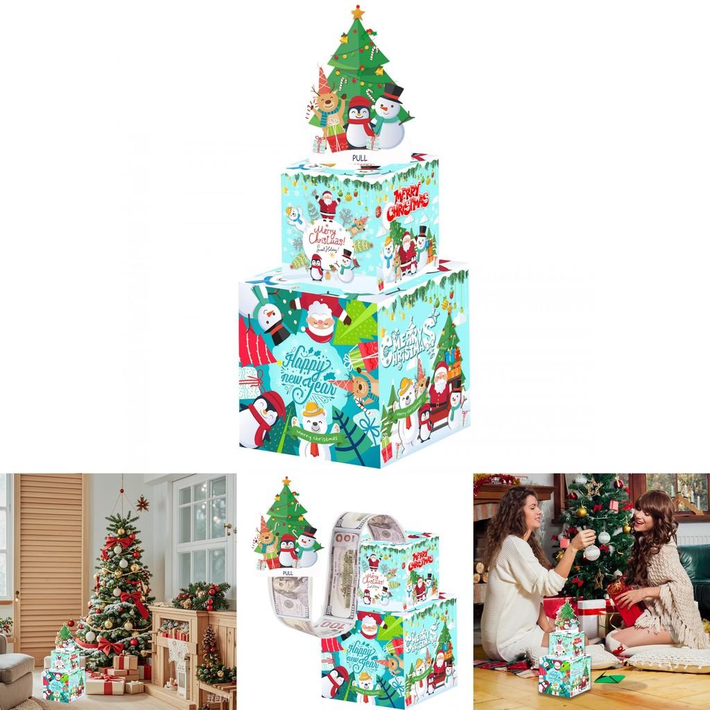 Christmas Gift Box With Cardboard Material For Holiday Party Decor And Surprises