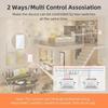Zigbee Smart Touch Switch: 1/2/3/4 Gang, Neutral/Single Fire, Universal Model, App Wireless Control