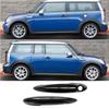 4pcs Side Door Handle Cover Tailgate Trim For Mini Cooper One D S JCW R55 Clubman 4Doors 2007-2014 Grip Bar Anti-scratch Shell