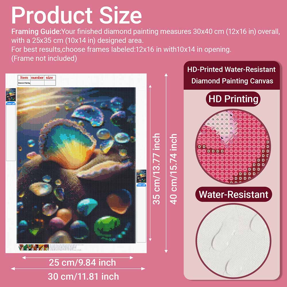 Diamond painting abstract colorful bubbles art DIY 5D home room decoration kit