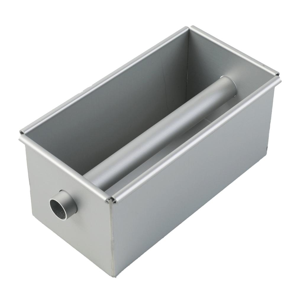 Non Stick Square Bread Loaf Pan with Flowing Heart Design for Perfect Cakes